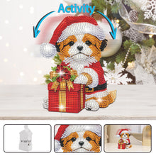 Load image into Gallery viewer, Xmas Acrylic Shaking Head French Bulldog 5D DIY Diamond Art Tabletop Decorations