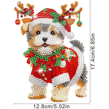 Load image into Gallery viewer, Xmas Acrylic Shaking Head French Bulldog 5D DIY Diamond Art Tabletop Decorations