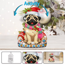Load image into Gallery viewer, Xmas Acrylic Shaking Head French Bulldog 5D DIY Diamond Art Tabletop Decorations