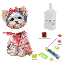 Load image into Gallery viewer, Xmas Acrylic Shaking Head French Bulldog 5D DIY Diamond Art Tabletop Decorations