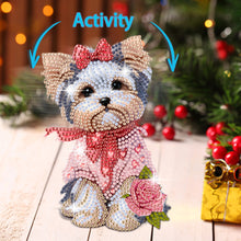 Load image into Gallery viewer, Xmas Acrylic Shaking Head French Bulldog 5D DIY Diamond Art Tabletop Decorations
