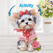 Load image into Gallery viewer, Xmas Acrylic Shaking Head French Bulldog 5D DIY Diamond Art Tabletop Decorations