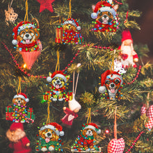 Load image into Gallery viewer, 8Pcs Acrylic Special Shaped Christmas Theme Diamond Painting Hanging Decorations