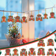 Load image into Gallery viewer, 8Pcs Acrylic Special Shaped Christmas Theme Diamond Painting Hanging Decorations