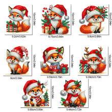 Load image into Gallery viewer, 8Pcs Acrylic Special Shaped Christmas Theme Diamond Painting Hanging Decorations