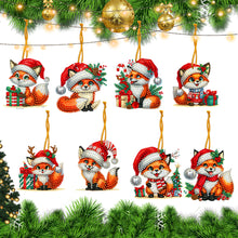 Load image into Gallery viewer, 8Pcs Acrylic Special Shaped Christmas Theme Diamond Painting Hanging Decorations