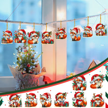 Load image into Gallery viewer, 8Pcs Acrylic Special Shaped Christmas Theme Diamond Painting Hanging Decorations