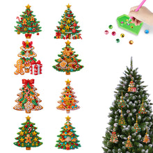 Load image into Gallery viewer, 8Pcs Acrylic Special Shaped Christmas Theme Diamond Painting Hanging Decorations