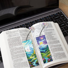 Load image into Gallery viewer, 3Pcs Special Shaped Valley Flowers Diamond Painting Bookmark Making Kit Decor