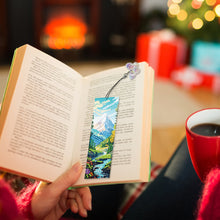 Load image into Gallery viewer, 3Pcs Special Shaped Valley Flowers Diamond Painting Bookmark Making Kit Decor