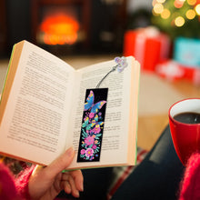 Load image into Gallery viewer, 3Pcs Special Shaped Animals Flowers Diamond Painting Bookmark Making Kit Decor