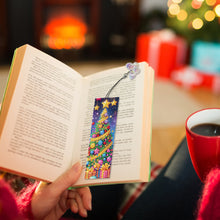 Load image into Gallery viewer, 3Pcs Special Shaped Merry Christmas Diamond Painting Bookmark Making Kit Decor