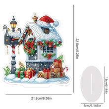 Load image into Gallery viewer, Acrylic Special Shaped Christmas Gift Mailbox Diamond Painting Desktop Decor