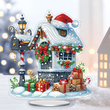 Load image into Gallery viewer, Acrylic Special Shaped Christmas Gift Mailbox Diamond Painting Desktop Decor