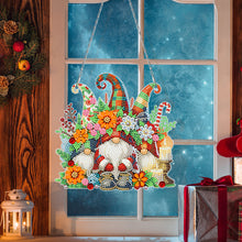 Load image into Gallery viewer, 3Pcs Acrylic Christmas Gnome 5D DIY Diamond Painting Dots Pendant for Art Crafts