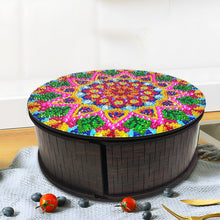Load image into Gallery viewer, Wooden Mandala Diamond Painting DIY Jewellery Box Diamond Art Bracelet Organizer