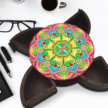 Load image into Gallery viewer, Wooden Mandala Diamond Painting DIY Jewellery Box Diamond Art Bracelet Organizer
