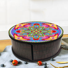 Load image into Gallery viewer, Wooden Mandala Diamond Painting DIY Jewellery Box Diamond Art Bracelet Organizer