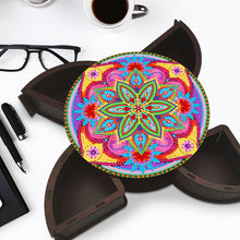 Load image into Gallery viewer, Wooden Mandala Diamond Painting DIY Jewellery Box Diamond Art Bracelet Organizer