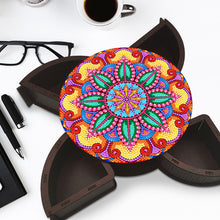 Load image into Gallery viewer, Wooden Mandala Diamond Painting DIY Jewellery Box Diamond Art Bracelet Organizer