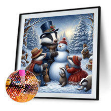 Load image into Gallery viewer, Diamond Painting - Full Square - Christmas snowman (40*40CM)