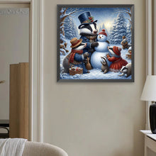 Load image into Gallery viewer, Diamond Painting - Full Square - Christmas snowman (40*40CM)