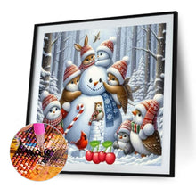 Load image into Gallery viewer, Diamond Painting - Full Square - Christmas snowman (40*40CM)