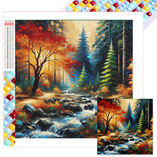 Load image into Gallery viewer, Diamond Painting - Full Square - Autumn maple forest (50*50CM)