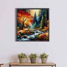 Load image into Gallery viewer, Diamond Painting - Full Square - Autumn maple forest (50*50CM)