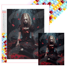Load image into Gallery viewer, Diamond Painting - Full Square - Bloody girl (40*50CM)