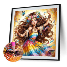 Load image into Gallery viewer, Diamond Painting - Full Round - Dancing girl (40*40CM)