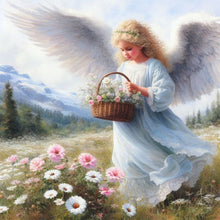 Load image into Gallery viewer, Diamond Painting - Full Round - Angel girl (40*40CM)