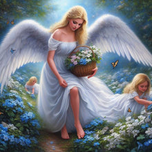 Load image into Gallery viewer, Diamond Painting - Full Round - Angel girl (40*40CM)
