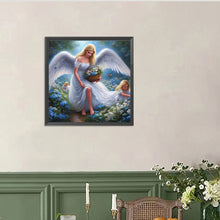 Load image into Gallery viewer, Diamond Painting - Full Round - Angel girl (40*40CM)