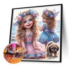 Load image into Gallery viewer, Diamond Painting - Full Round - Angel girl (40*40CM)