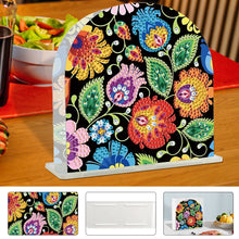 Load image into Gallery viewer, Acrylic Mandala Aesthetic Table Top Diamond Painting Napkin Holder for Beginners
