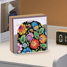 Load image into Gallery viewer, Acrylic Mandala Aesthetic Table Top Diamond Painting Napkin Holder for Beginners