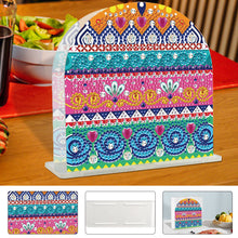 Load image into Gallery viewer, Acrylic Mandala Aesthetic Table Top Diamond Painting Napkin Holder for Beginners