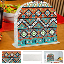 Load image into Gallery viewer, Acrylic Mandala Aesthetic Table Top Diamond Painting Napkin Holder for Beginners