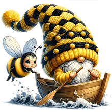 Load image into Gallery viewer, Diamond Painting - Full Round - Bee gnome (30*30CM)