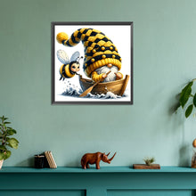 Load image into Gallery viewer, Diamond Painting - Full Round - Bee gnome (30*30CM)