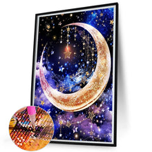 Load image into Gallery viewer, 2pcs Round Diamond Painting Set - Stars and moon (40*60CM)