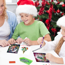 Load image into Gallery viewer, 6Pcs Christmas DIY Diamond Painting Card Diamond Daily Wish Card for Adults Kids