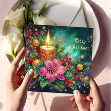 Load image into Gallery viewer, 6Pcs Christmas DIY Diamond Painting Card Diamond Daily Wish Card for Adults Kids