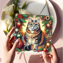 Load image into Gallery viewer, 6Pcs Christmas DIY Diamond Painting Card Diamond Daily Wish Card for Adults Kids