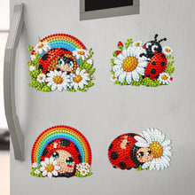 Load image into Gallery viewer, 6Pcs Diamond Painting Fridge Magnet Ghost Fridge Stickers for Fridge Whiteboards