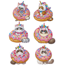 Load image into Gallery viewer, 6Pcs Diamond Painting Fridge Magnet Ghost Fridge Stickers for Fridge Whiteboards