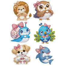 Load image into Gallery viewer, 6Pcs Diamond Painting Fridge Magnet Ghost Fridge Stickers for Fridge Whiteboards