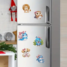 Load image into Gallery viewer, 6Pcs Diamond Painting Fridge Magnet Ghost Fridge Stickers for Fridge Whiteboards