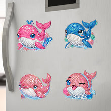 Load image into Gallery viewer, 6Pcs Diamond Painting Fridge Magnet Ghost Fridge Stickers for Fridge Whiteboards